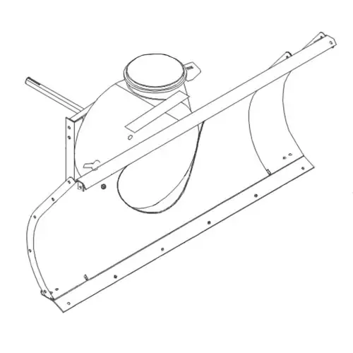 100-8029 – AUGER HOUSING/DECAL ASM – (TORO ORIGINAL OEM)