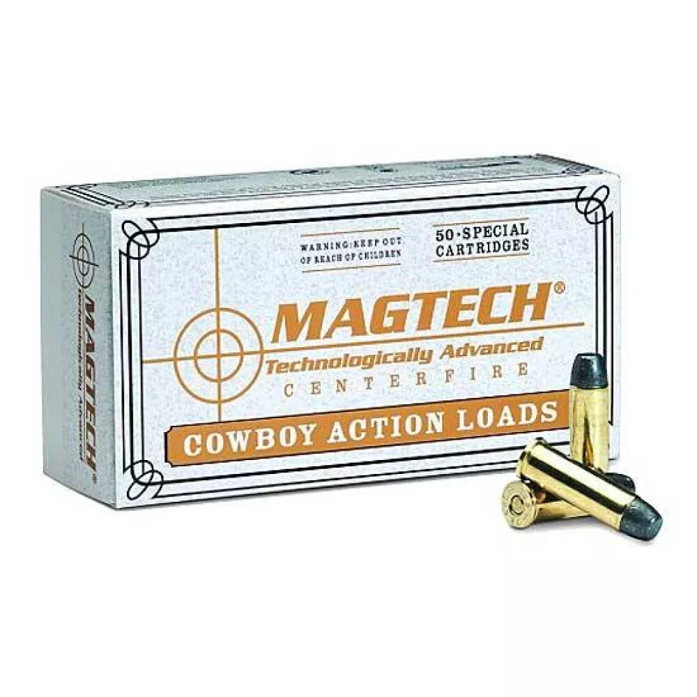.44 Special Magtech Cowboy Action Loads 200 Grain Lead Flat Nose Bullet 725 fps 50 Round Box 44E