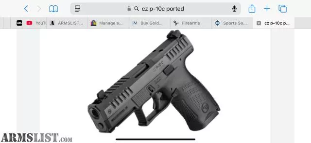 CZ P-10C OR Ported 9mm Pistol from Kjc coatings llc near Dayton, OH