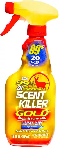 Wrc Scent Elimination Spray - Scent Killer Gold 12fl Ounces