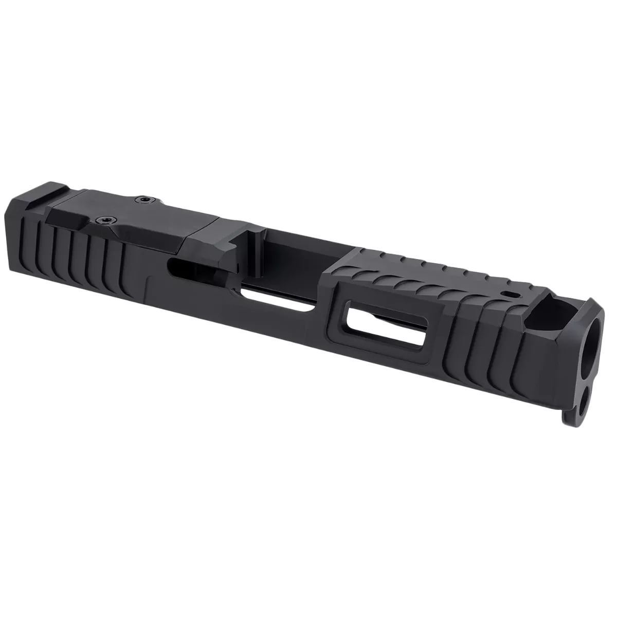 Zaffiri Precision ZPS.IBS Integrated Blowhole System Custom Slide, Black 17-4 Stainless Steel Fits Glock 43/43x – ZPS.B.43.BLK