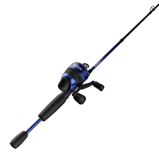 ZEBCO 33 CUSTOMZ BLUE 6"-2PC-M SC COMBO 21-39600