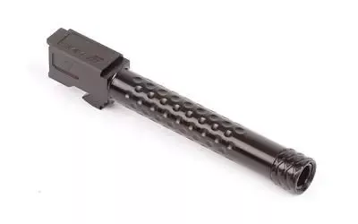 ZEV BBL17DSDLC Match GradeCompatible with Glock 17 Gen1-4 4.97' 416R Stainless Steel Black DLC Threaded
